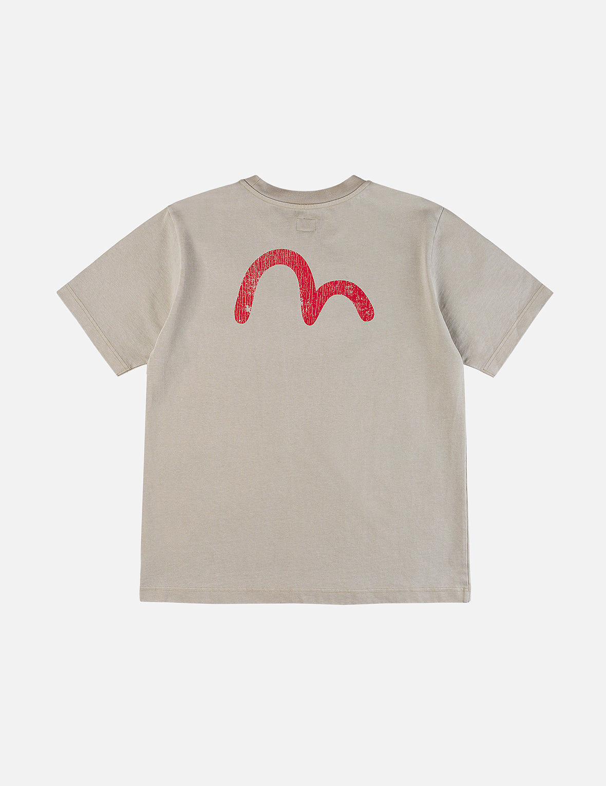 海鸥印花宽版休闲T恤